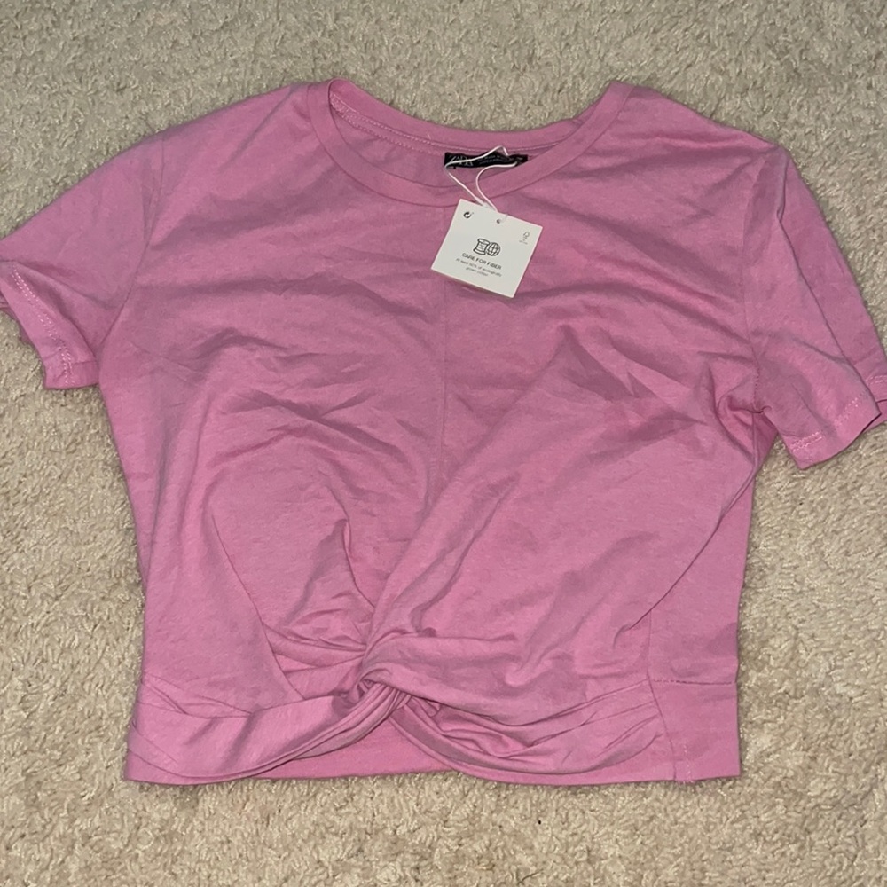 ZARA CROPPED SHIRT NWT